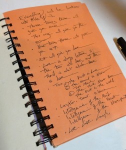 Handwritten Notes in Niyam's Notebook